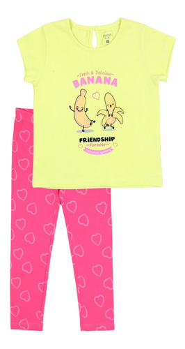Pijama Must Have Amarillo / Fucsia Ficcus