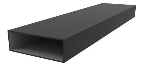 Perfil Regla Alumino Negro Anodizado 3 X1  75mmx25mm X Mt