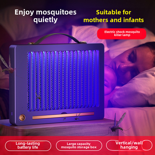 Matamosquitos Eléctrico Usb De Color Negro Con Enchufe Direc