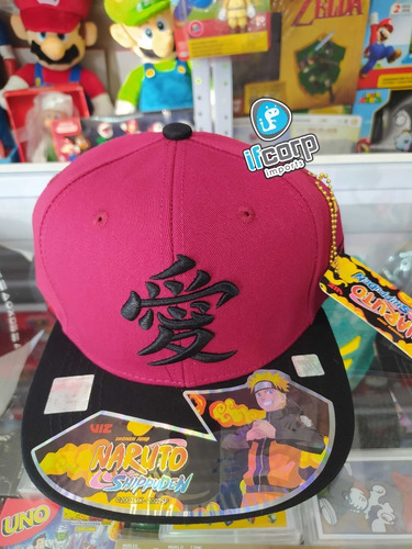 Gorra Cachucha Naruto Shippuden Gaara Tinto Original