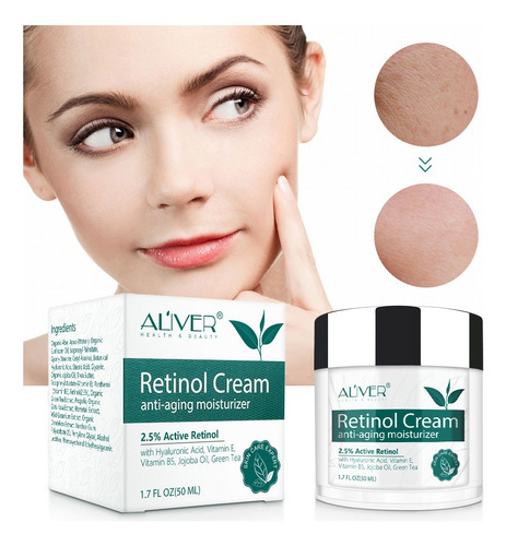 Crema Antiarrugas Hidratante Retinol Y Ácido Hialurónico
