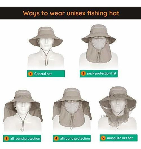 Unigear Sombrero Para El Sol Upf 50 Proteccion Solar Sombrer