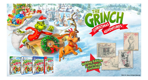 The Grinch: Christmas Adventures Nintendo Switch Juego Nuevo (Usado)