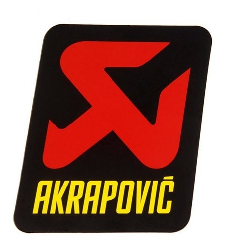 Imagen 1 de 2 de Sticker Akrapovic P-hst13al Original Alta Temperatura