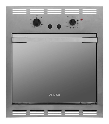 Forno de embutir à gás com grill elétrico Venax Cristallo GII  51.8L inox 220V