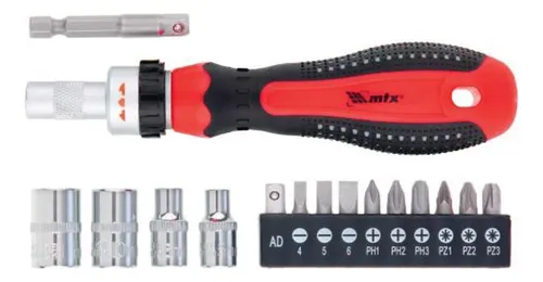 comprar Jogo De Chave Rev Cu002F Bits E Soquetes 1u002F4  16 Pç113329 Mtx