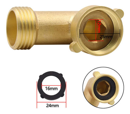 Codo De Manguera De 90 Grados Conector De Codo De Latón Para