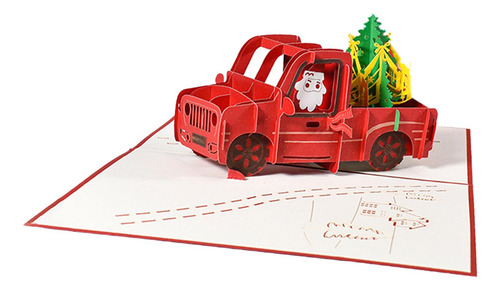 Tarjeta De Navidad 3d, Tarjeta De Felicitación , Tarjeta De