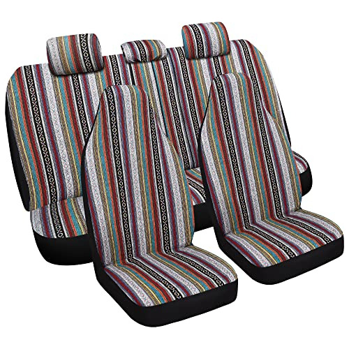 Fundas De Asiento De Coche Baja Saddle Blanket 7 Piezas...