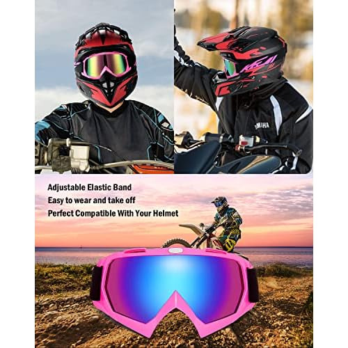 Gafas De Motocross Bicicleta De Tierra, Gafas De Atv Ut...