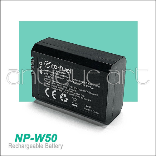 A64 Bateria Np-fw50 Camaras Sony A7 A6500 A6000 Nex5 Nex3