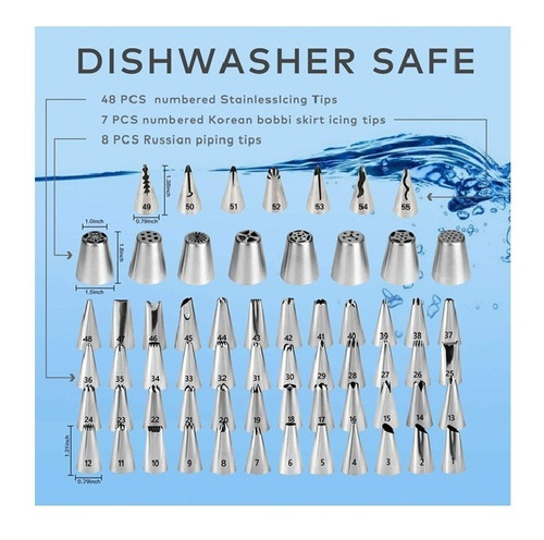 Kit Para Decoracion De Pasteles Juego De 137 Herramientas