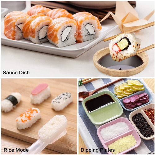 Sushi Kit Hacer, 30 Piezas De Sushi Bazooka Maker Con Bambú