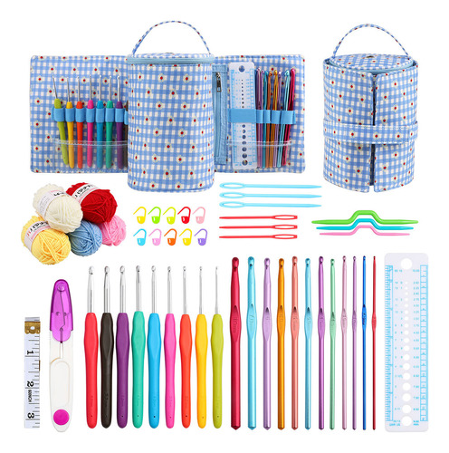 Diy Bolsa De Lana De Cono De Tejer Set Crochet Hook Set