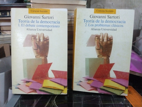 Giovanni Sartori Teoría De La Democracia 2 Tomos 