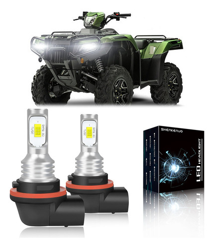 Focos Led Luz Alta Y Baja Para Honda Atv Trx250 34901 Hr3