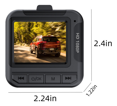 Cámara De Coche K Dash Cam 1080p, Mini Pantalla De Coche Da