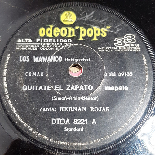 Simple Los Wawanco Hernan Rojas 8221 Odeon Pops C2