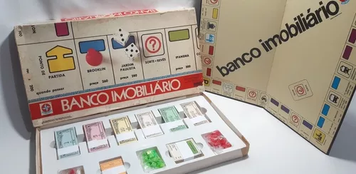 Jogo Banco Imobiliario Tabuleiro Retro 80 anos Estrela 