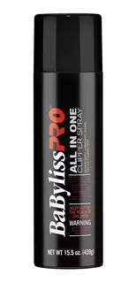 Babyliss Pro All In One Lubricante Cuchilla Cool Spray 5 En1 Color Negro