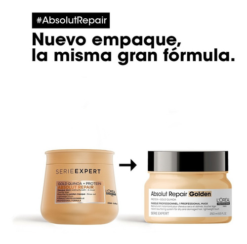 Imagen 2 de 9 de Mascarilla Reparadora Para Cabello Delgado Y Dañado 250 Ml