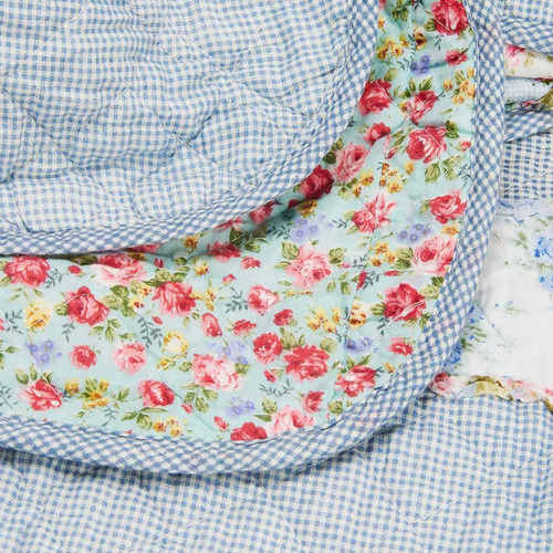 Colcha De Retazos De Algodón 100% Original Cozyholy Tamaño