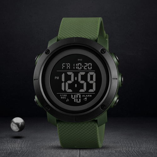 Reloj Skmei Digital Militar Pantalla Negra Resiste 50 M