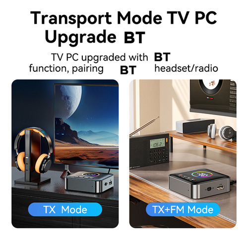 Transceptor Inalámbrico Fm Aux Entrada Usb Amplificadores Tr