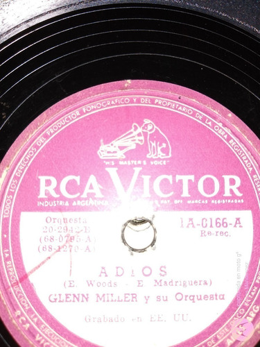 Pasta Glenn Miller Orquesta Rca Victor C115