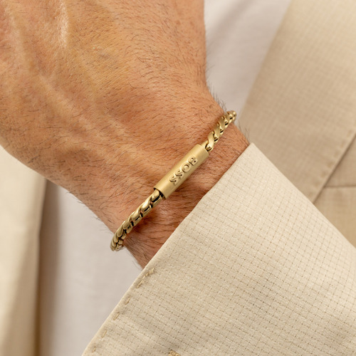Boss Pulsera De Cadena Para Hombre 1580696 Color Oro
