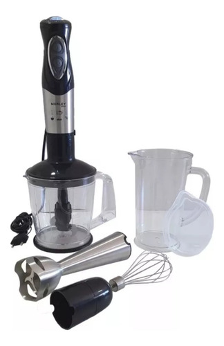 Mini Pimer Licuadora 990w Industrial 5 En 1 Negro