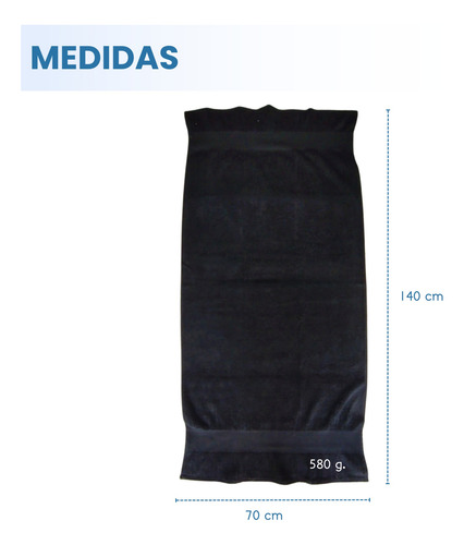 6 Toallas Imperial De Baño 100% Algodón Varios Colores