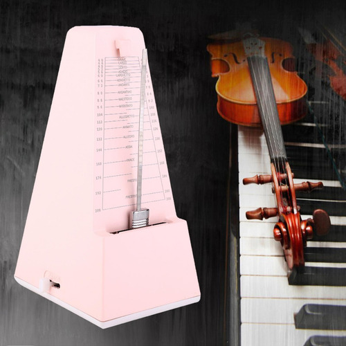 Imagen 6 de 9 de Metrónomo Mecánico De Metal Para Instrumentos Musicales
