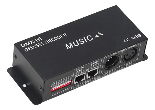L Decorador Dmx 512 De 4 Canais, Led De Escurecimento Rgb