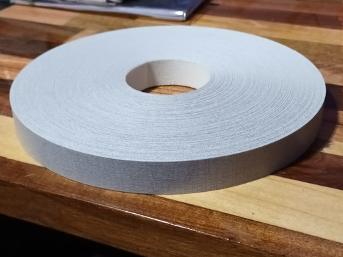 Tapacanto F417 Textil Gris Rehau 22mm Ancho Preenc. 50mts