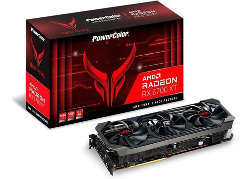 Imagen 1 de 5 de Powercolor Red Devil Amd Radeon Rx 6700 Xt 12gb Nueva