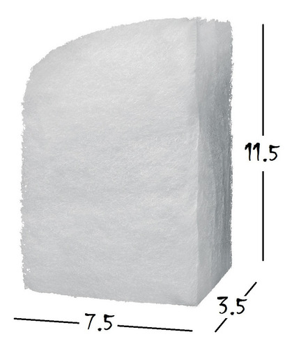 Imagen 7 de 7 de Accesorio Acuario Almohadillas Para Filtros Canister Fluval
