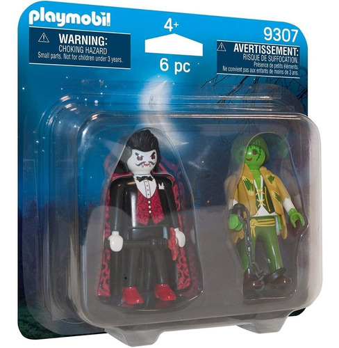 Vampiro Y Monstruo Playmobil Hallowen 9307 Nuevo Sellado