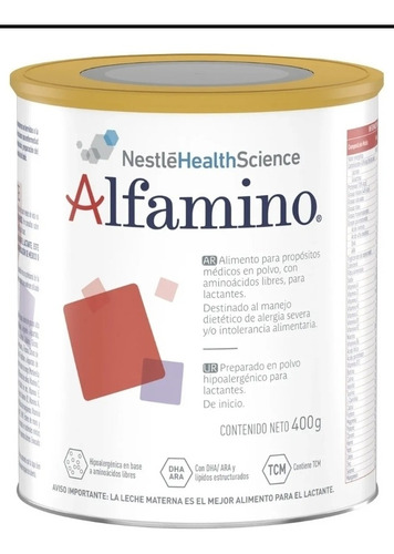 Alfamino lata 400g Nestlé