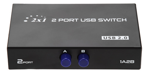 Uso Compartido Para Impresora, Conmutador Manual Usb 2.0 De