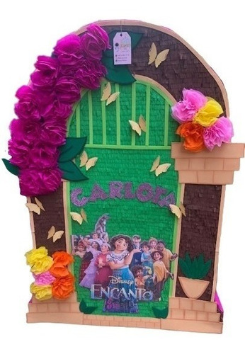 Piñata Personalizada Entamborada Puerta Encanto Familia