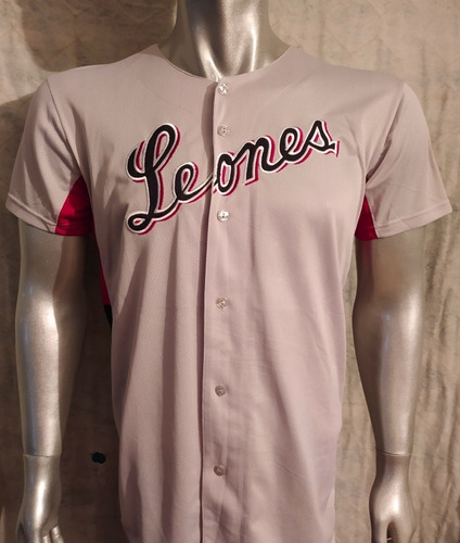 Camisa Gris Con Rojo Talla Xl Y 2xl - Leones Del Caracas