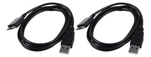 2 Cables De Carga De Datos Usb Para Reproductor De Mp3 Walkm