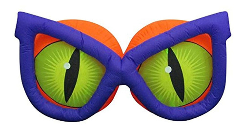 Gemmy 6 Ft. Inflatable Kaleidoscope Evil Eyes  Ggo 
