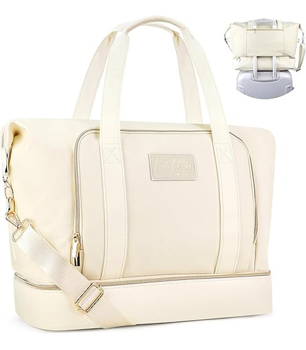 Bolso De Viaje Kat Myhr-blanco