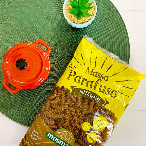 Kit 3x: Macarrão Parafuso Integral Mosmann 400g