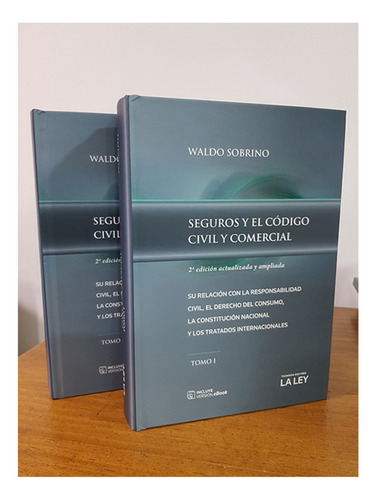 Seguros Y Codigo Civil Y Comercial. 2 Tomos - Sobrino, Waldo