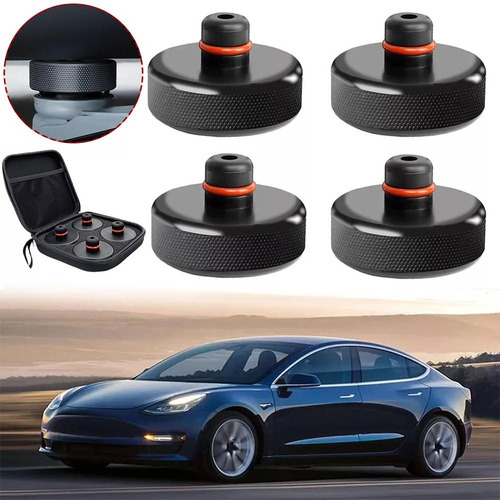 Js Almohadilla De Goma Para Chasis Tesla Modelo 3/y/s/x, 4
