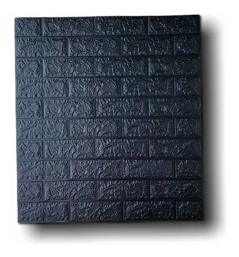 comprar Placa Autoadhesiva Símil Ladrillo Negro 70x77cm