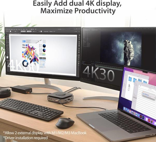 J5create Usb-c Dual 4k Hdmi - Admite Dual Screen Exte